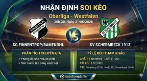 Nhận định soi kèo Finnentrop / Bamenohl vs Schermbeck 20h 30 ngày 31/05/2026 – Oberliga - Westfalen