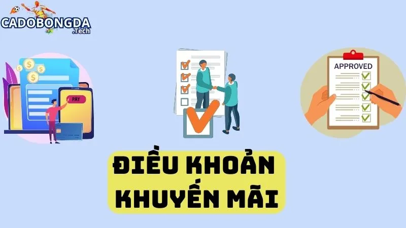 Điều khoản và điều kiện về khuyến mãi Cadobongda.tech