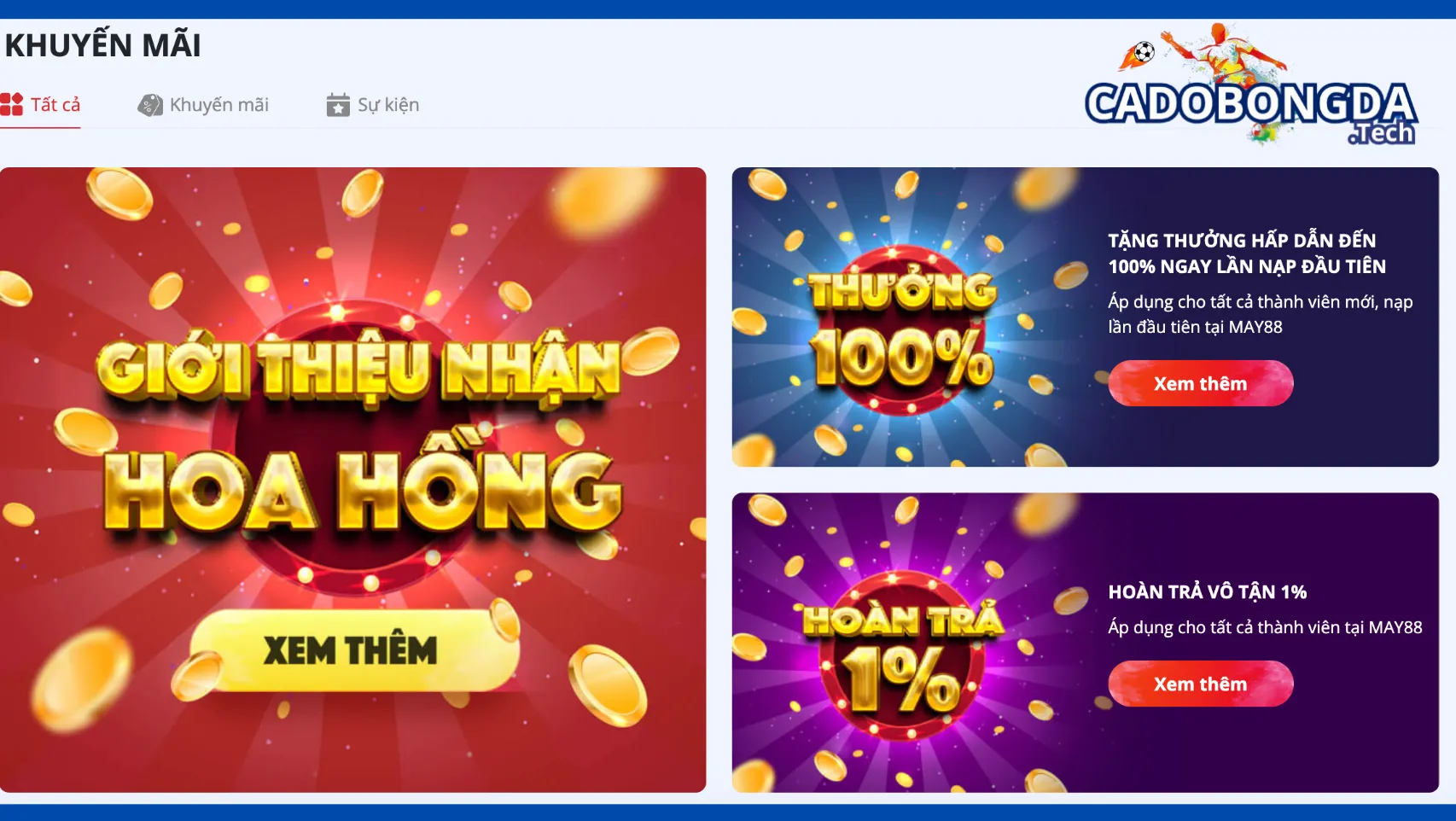 điều khoản chung khi tham gia khuyến mãi May88